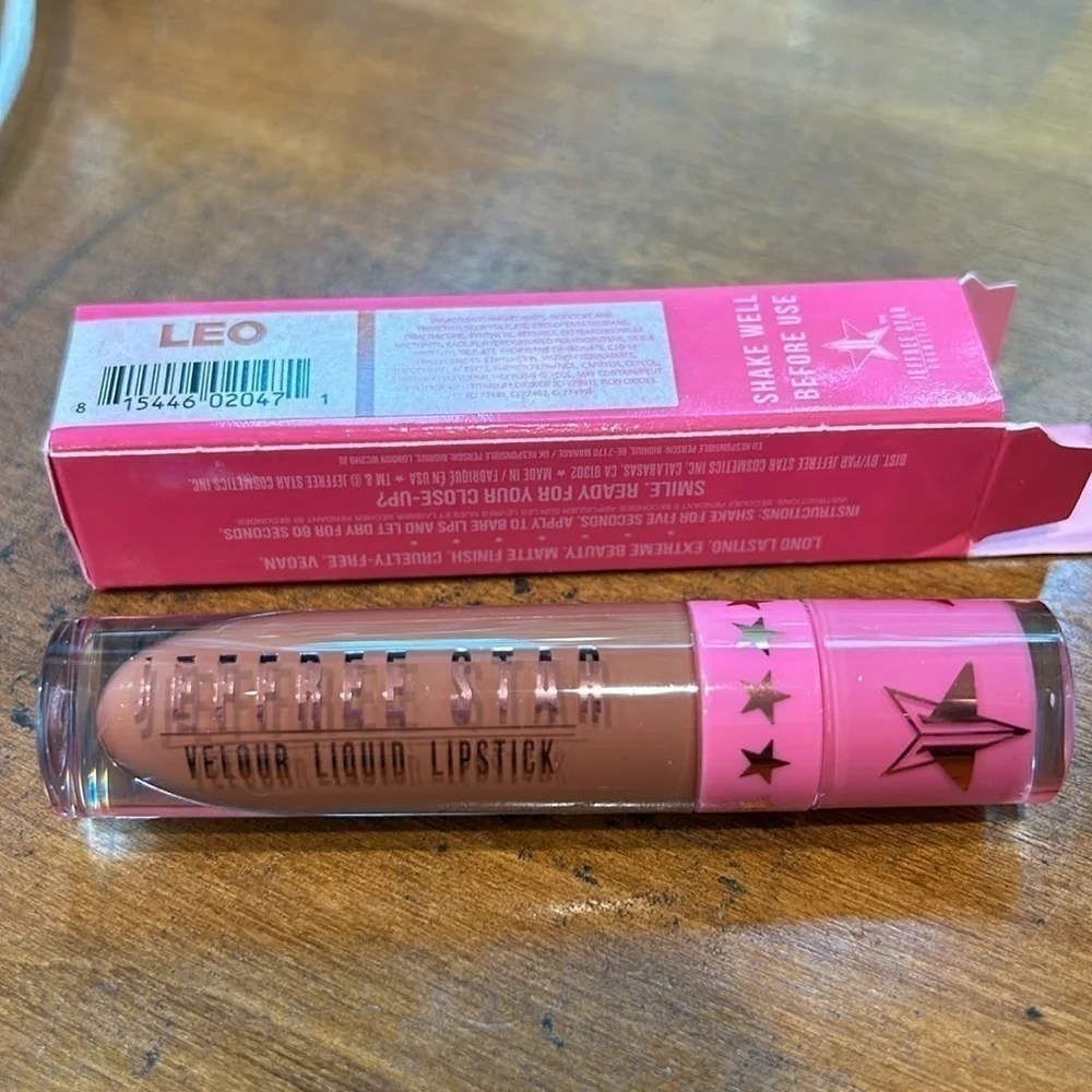 Brand New jeffree star the lower liquid lipstick Leo Orange brown new in box